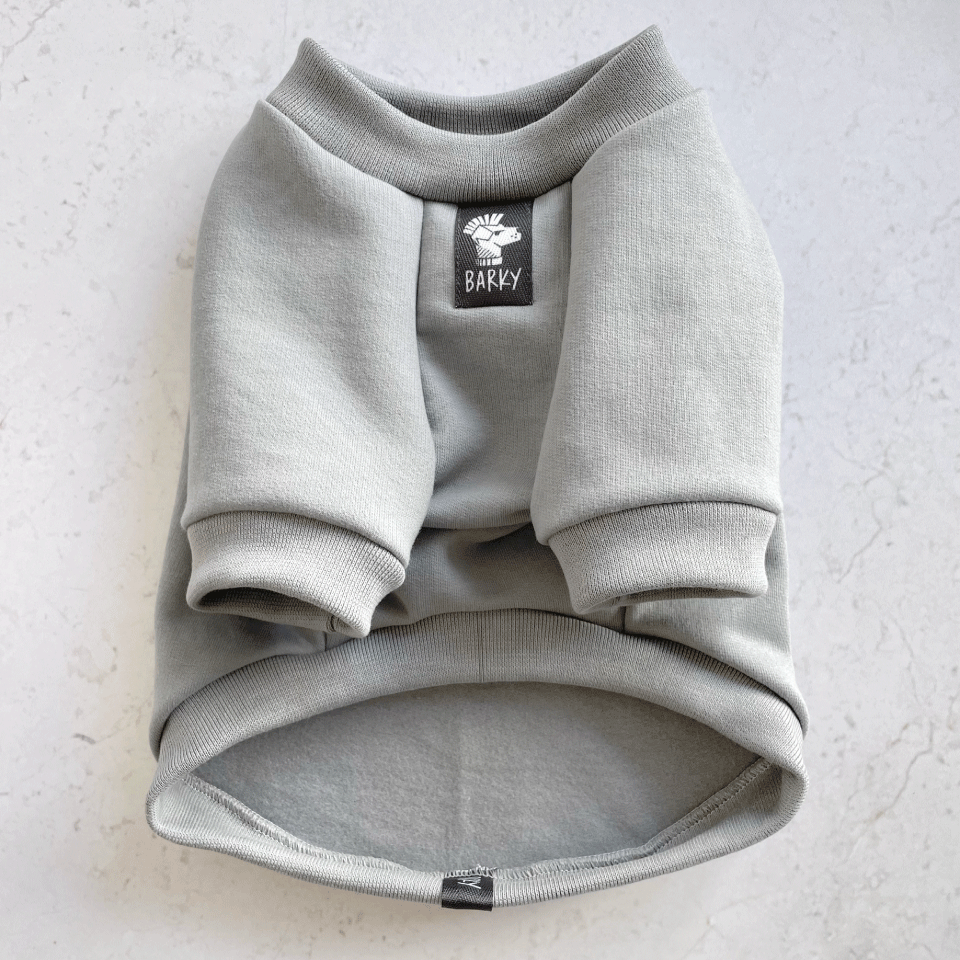 Sudadera para perro Gris