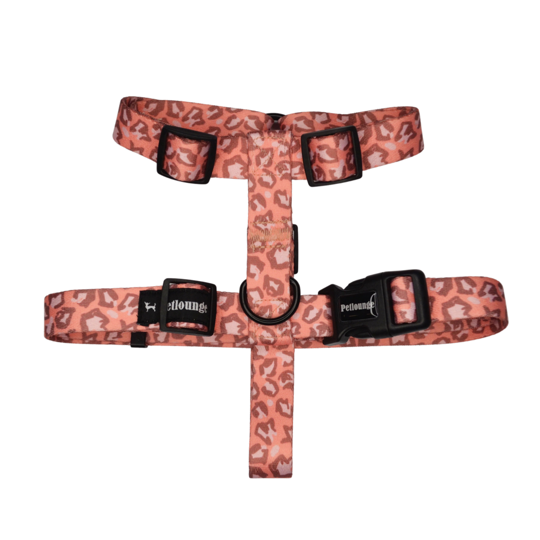 Arnés H Pink Leopard